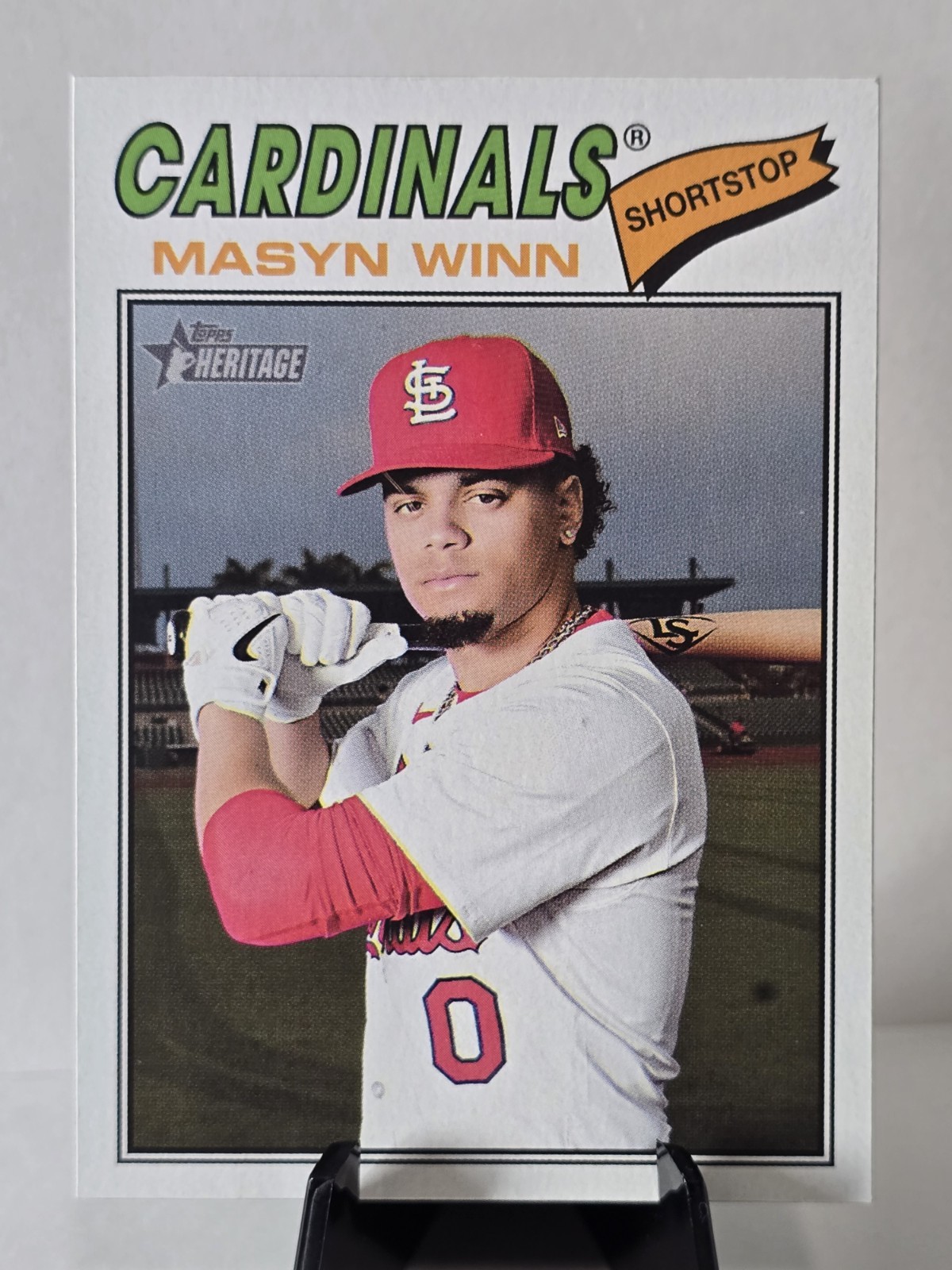 2026 Topps Heritage #358 Masyn Winn – St. Louis Cardinals