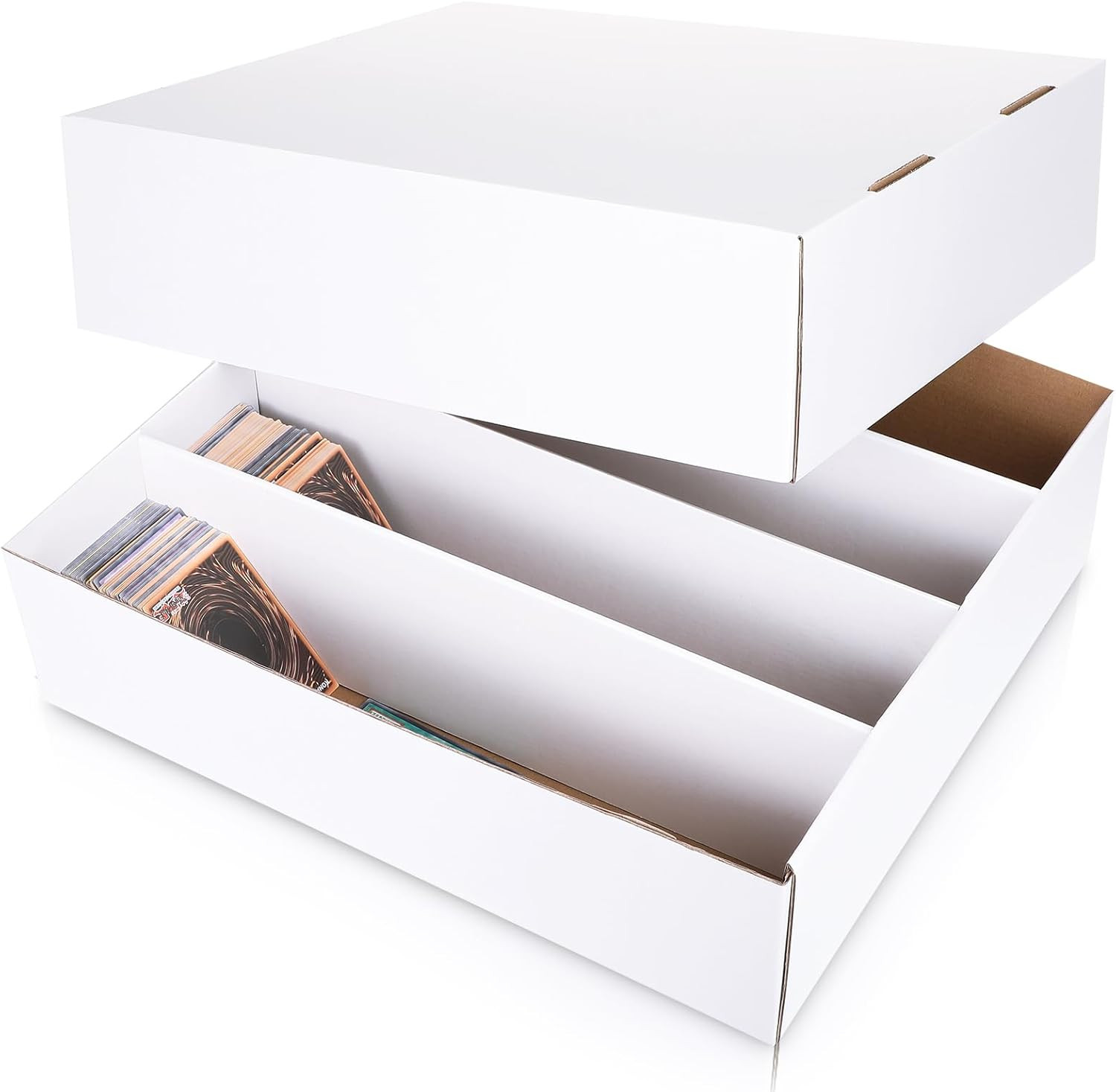 1 Pcs 3200 Count Sports Card Storage Boxes White Trading Card Box Collectible Tr