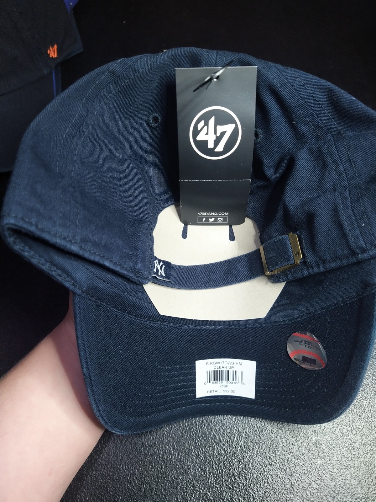 MLB Baseball ’47 Brand Clean Up Adjustable Hat One Size