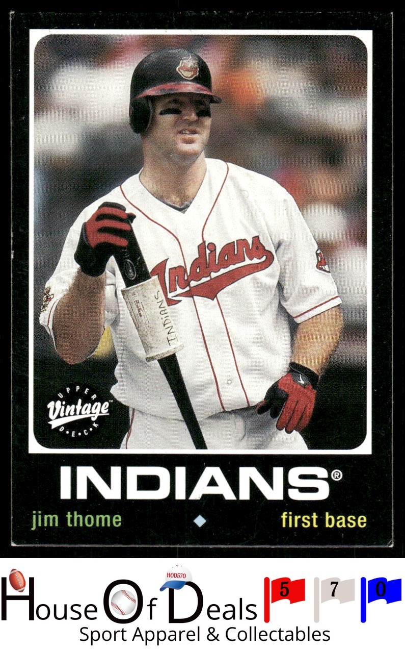 2002 Upper Deck Vintage #40 Jim Thome Cleveland Indians Card