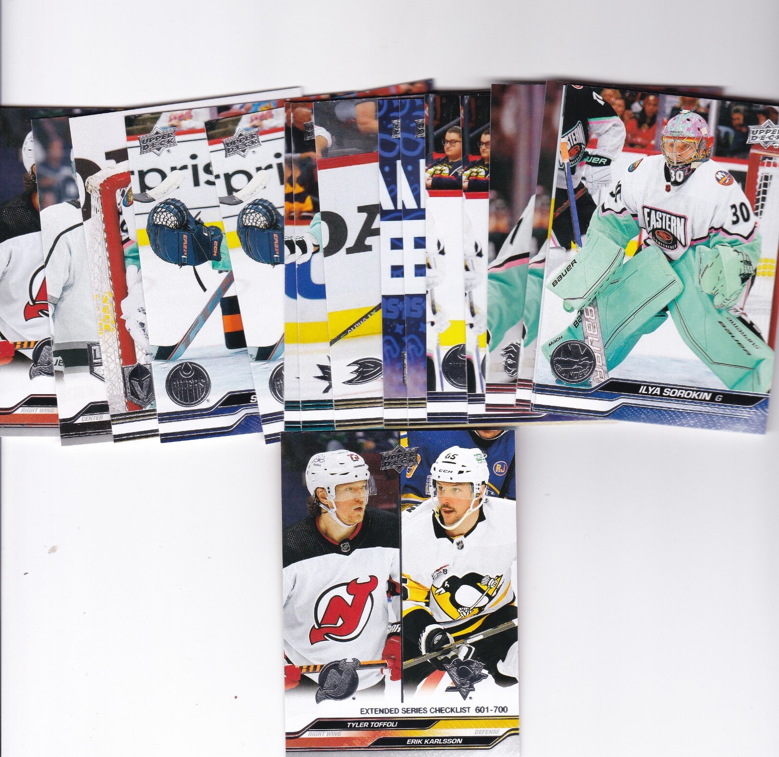 2023-24 Upper Deck Extended Hockey Card *** Complete Base Set 501-700 LOADED $$