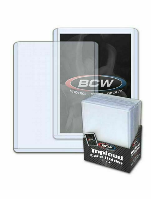 PICK YOUR PACK BCW TOPLOAD STANDARD 59PT 79PT 108PT 138PT 240PT 360PT GREAT DEAL