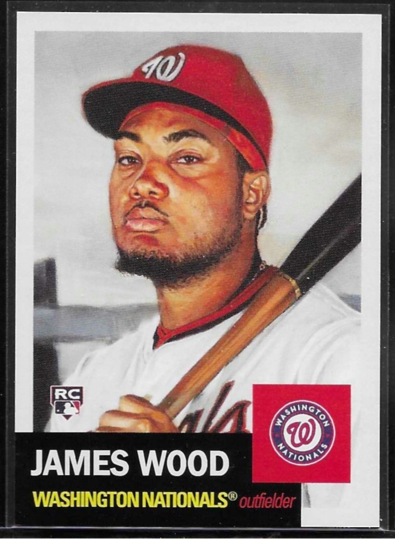 2025 Topps MLB® Living Set # 819 JAMES WOOD Rookie RC Nationals 2,946 Printed