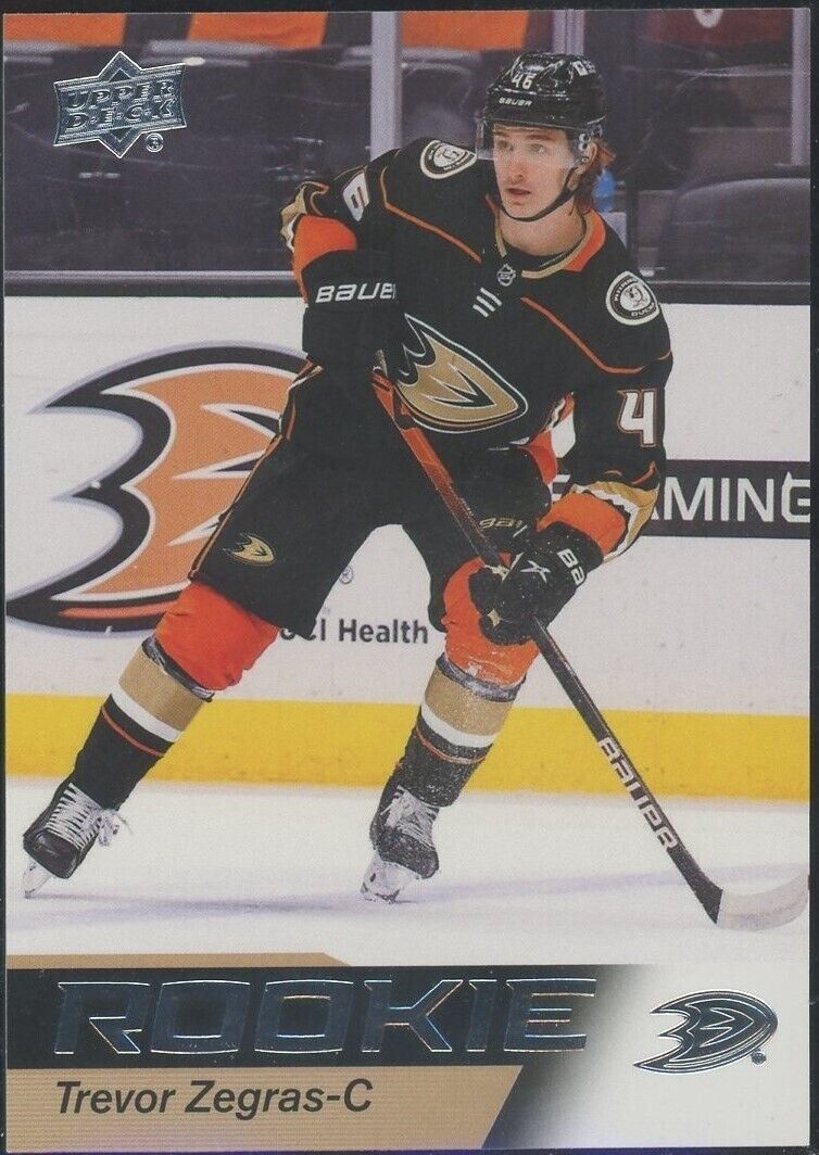 2021-22 Upper Deck Star Rookies Trevor Zegras Rookie Anaheim Ducks RC #2