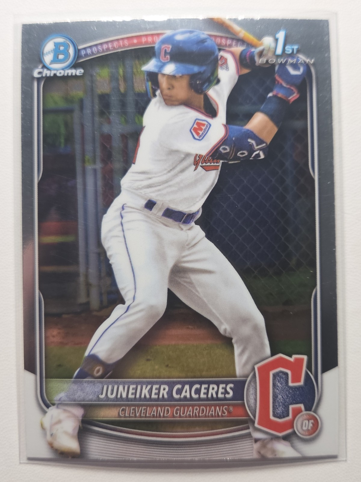 2025 Bowman Chrome 1st Juneiker Caceres BCP 231 Guardians