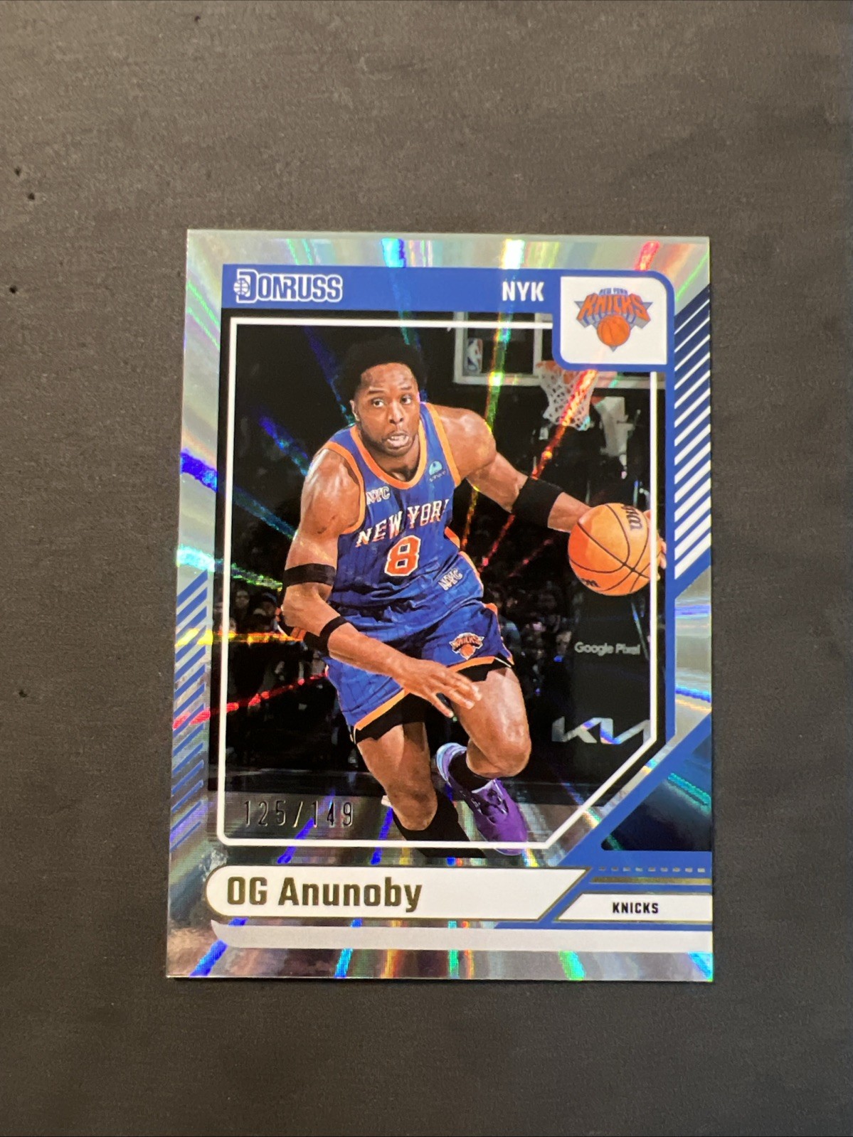 2024-25 Panini Donruss – OG Anunoby #185 Holo Laser /149