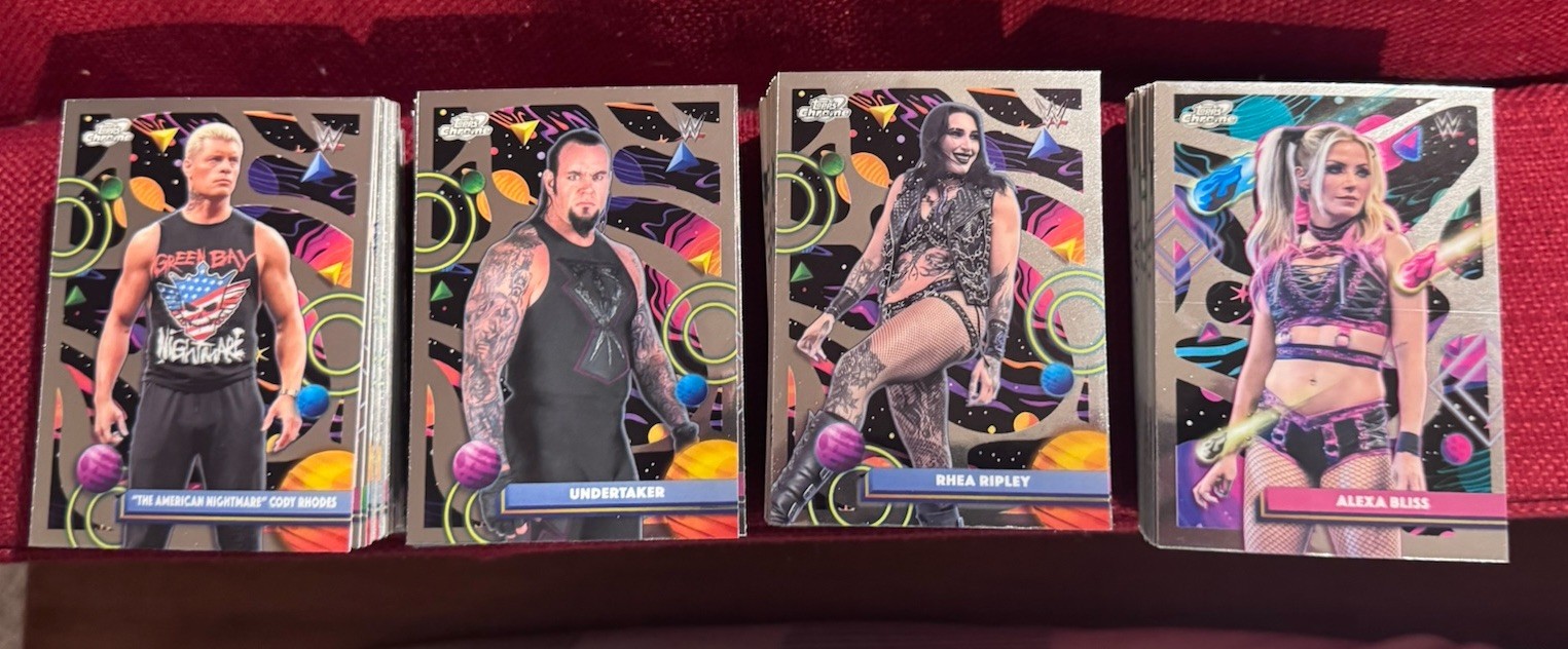 2026 Topps Cosmic WWE Wrestling : COMPLETE 200 Card Full Set : Tough Pull 🔥