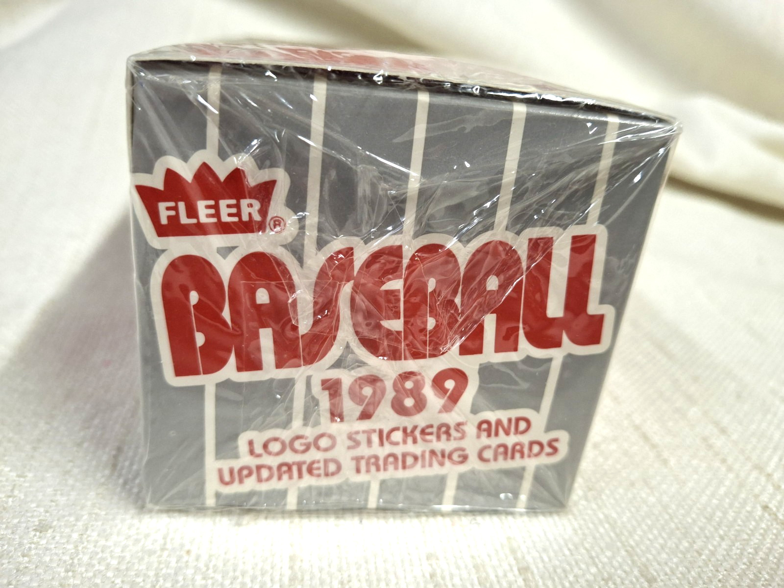 1989 FLEER MLB Baseball~Logo Sticker & Updated Trading Card Set ~Factory Sealed