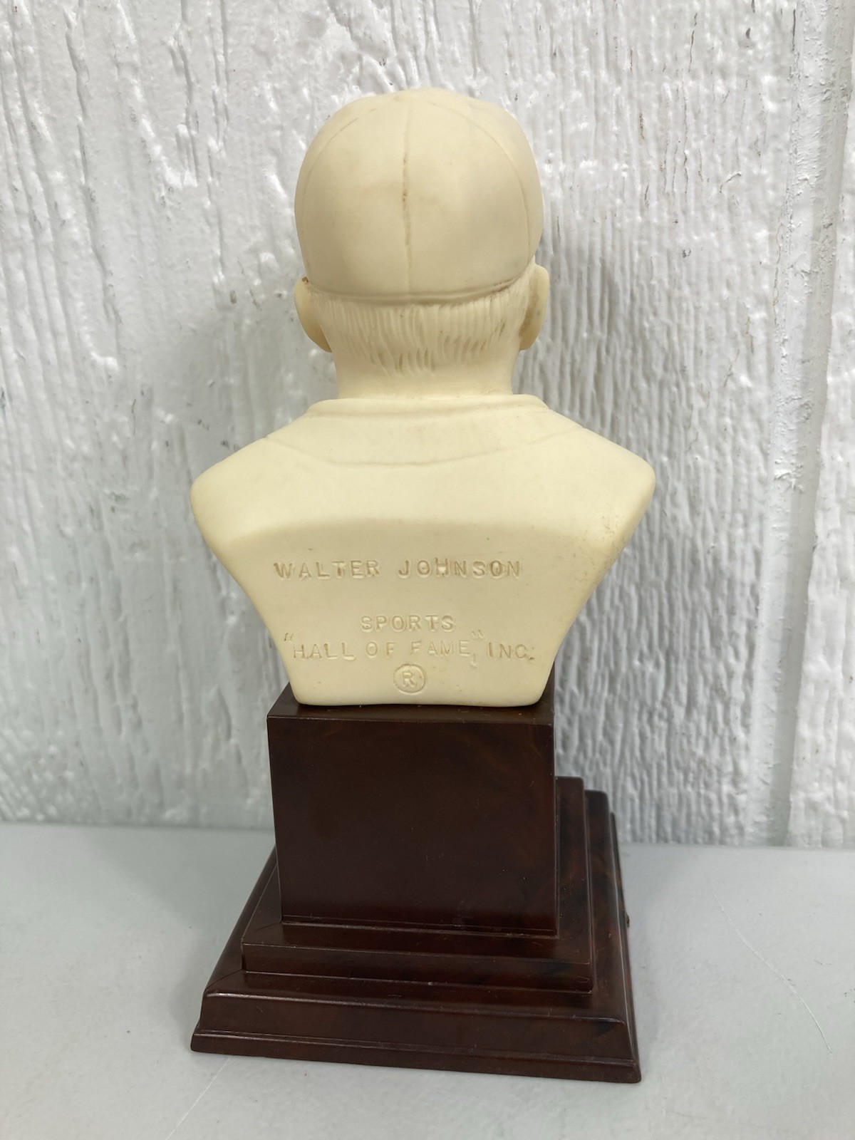 Walter Johnson National Baseball Hall Of Fame 1963 Bust Senators
