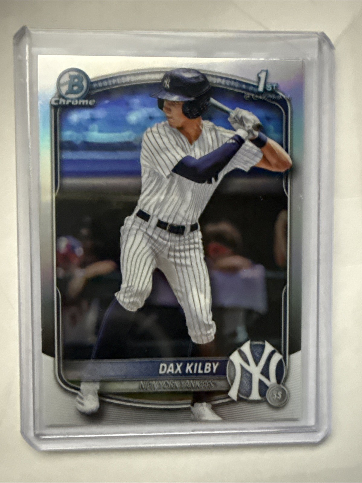 Dax Kilby 2025 1st Bowman Draft Chrome Refractor New York Yankees #BDC-146 💥