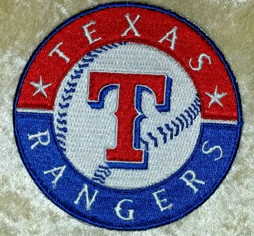 Texas Rangers 3.5″ Iron On/Sew On Embroidered Patch~Free Tracking!