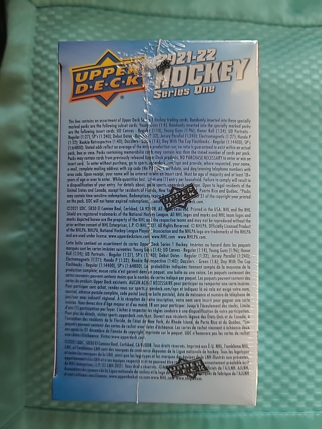 2021-22 Upper Deck Series 1 Blaster Box – Cole Caufield Trev Zegras Young Guns?