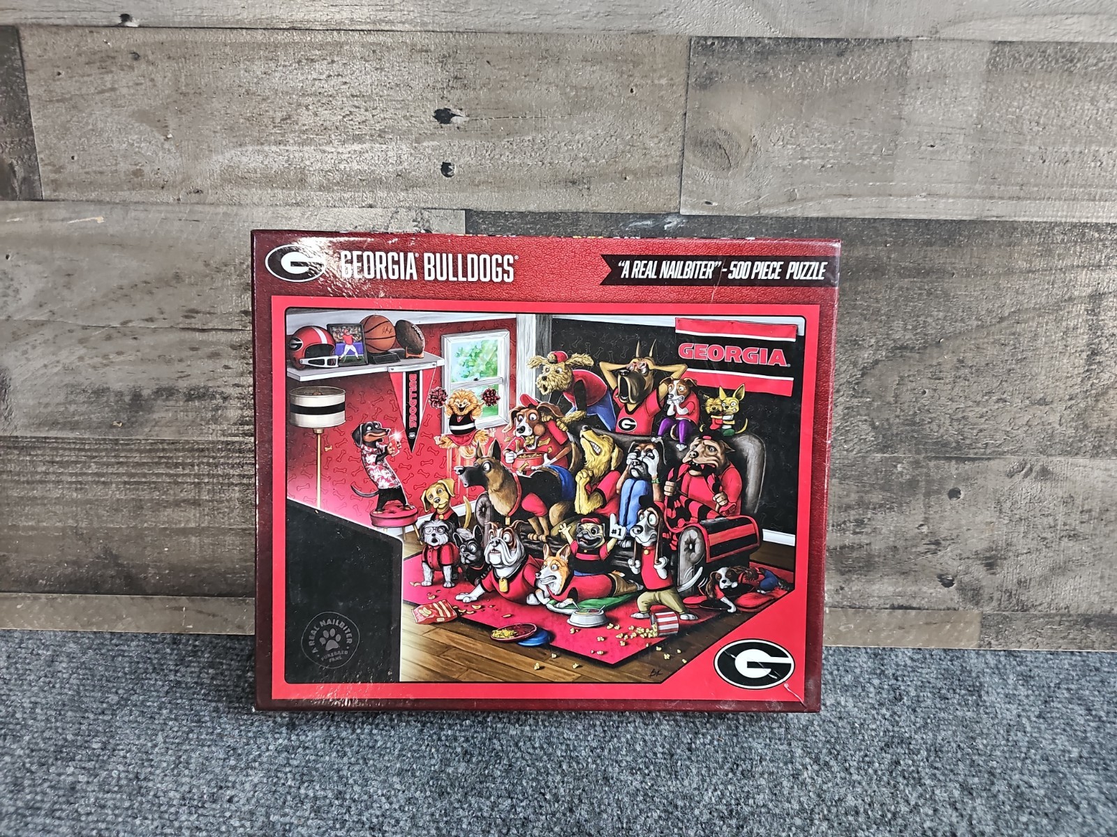 Georgia Bulldogs “A Real Nailbiter” 500 Pcs Puzzle 24″x18″