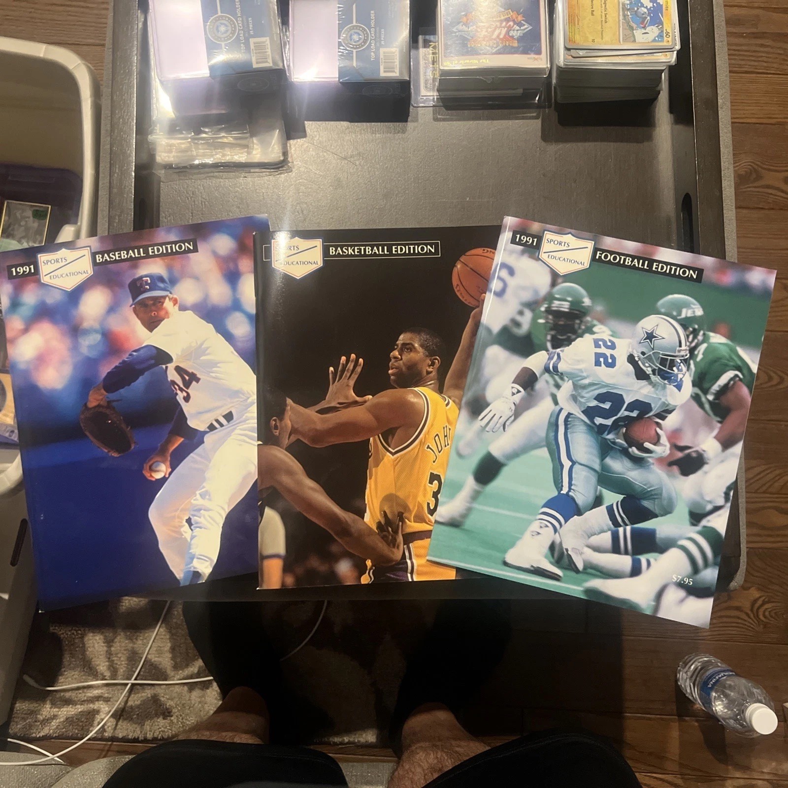 (3)1991-1992 Sports Educational NBA Basketball Baseball Football Books Magazine
