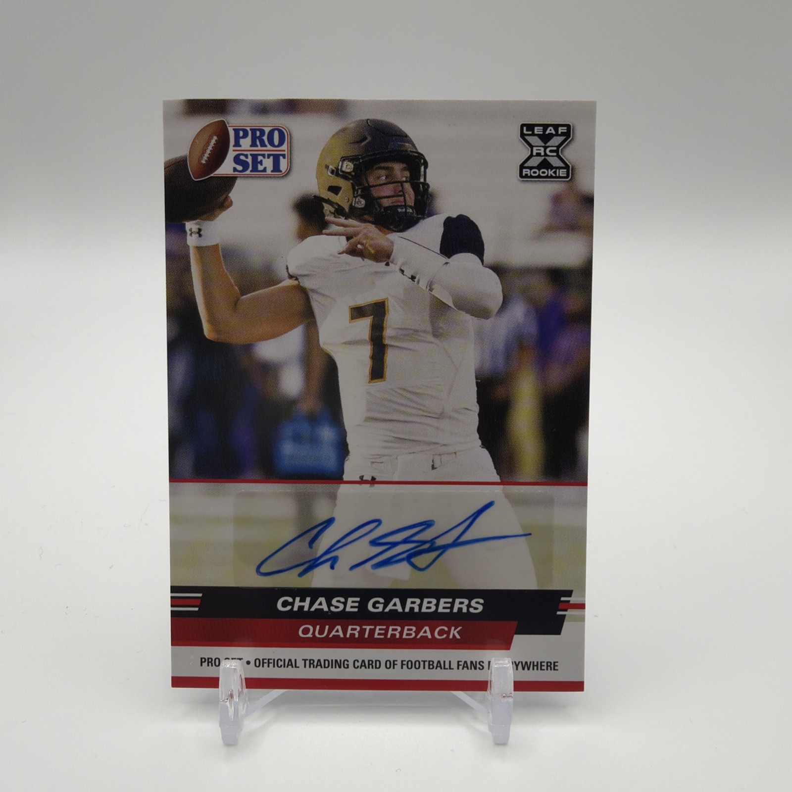 Chase Garbers 2022 Pro Set Draft Autographs #PSA-CG1 California Golden Bears