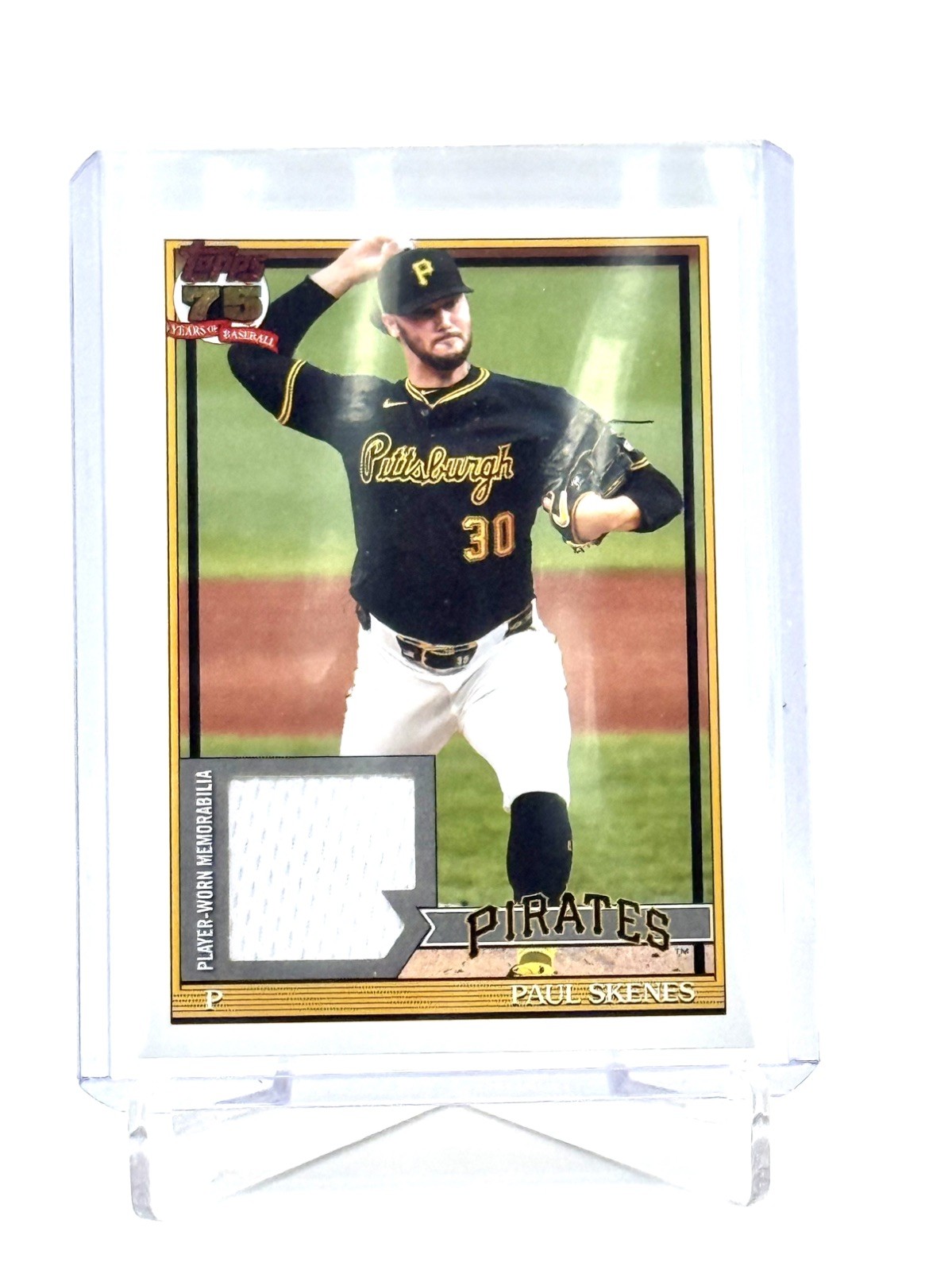 Topps 2026 Series 2 Paul Skenes 1991 Topps Baseball Relic Patch