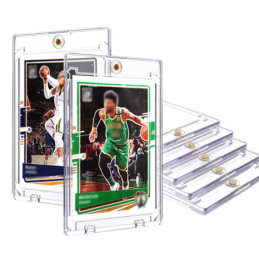 5PACK Clear Protector Card Holder for MTG TCG Collectable Sports Trading Cards