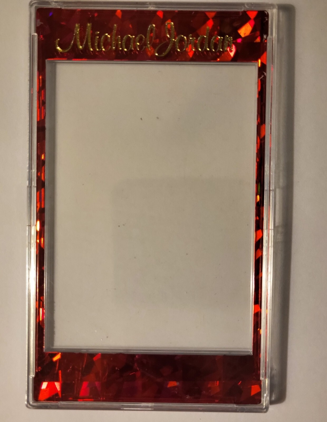 Michael Jordan Plastic 3×5 Prism Snap Lock Design Sports Card Guard Holders
