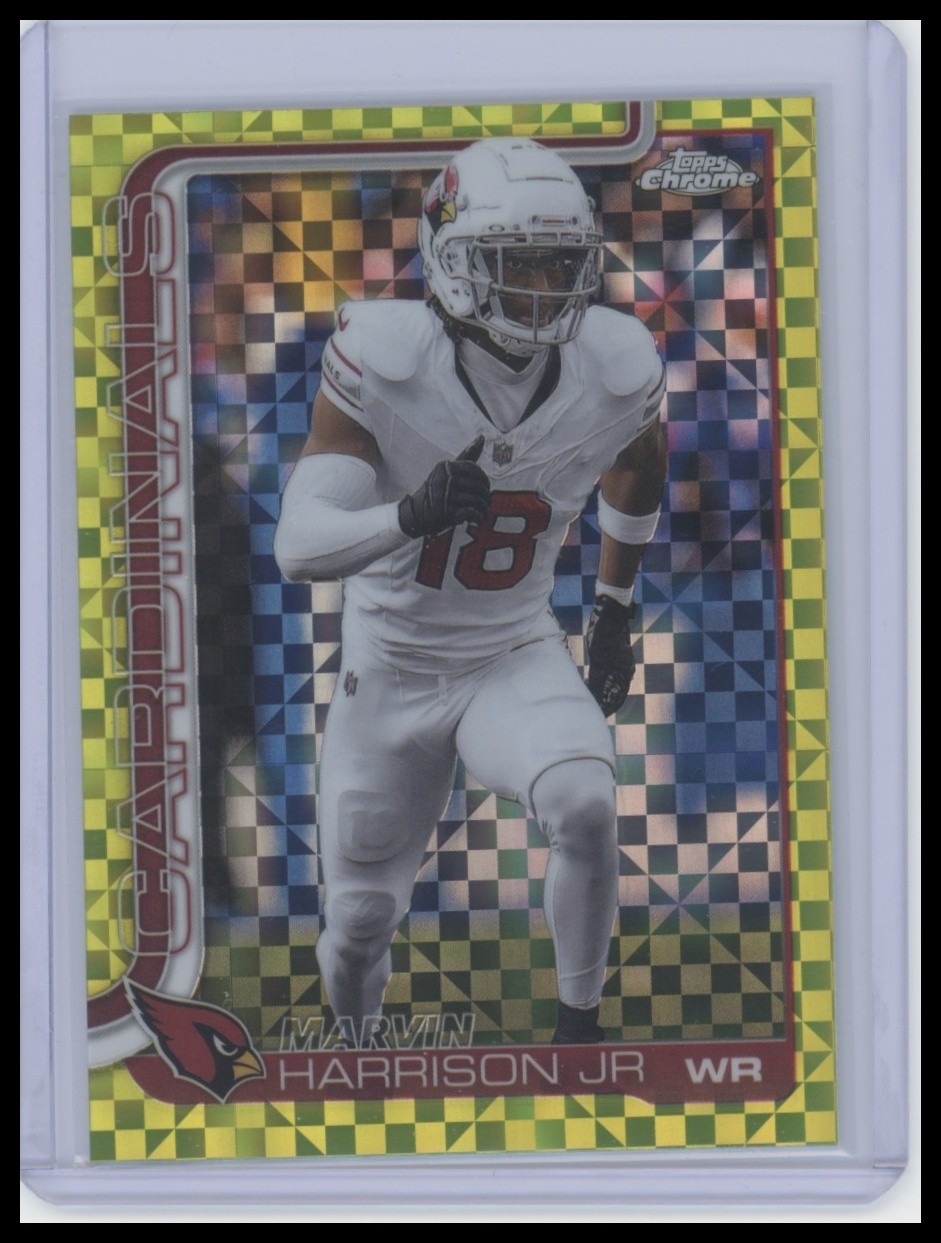 2025 Topps Chrome #1 Marvin Harrison Jr. X-Fractor