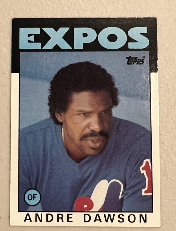 1986 Topps – #760 Andre Dawson Original Buyer HOF Player Mint