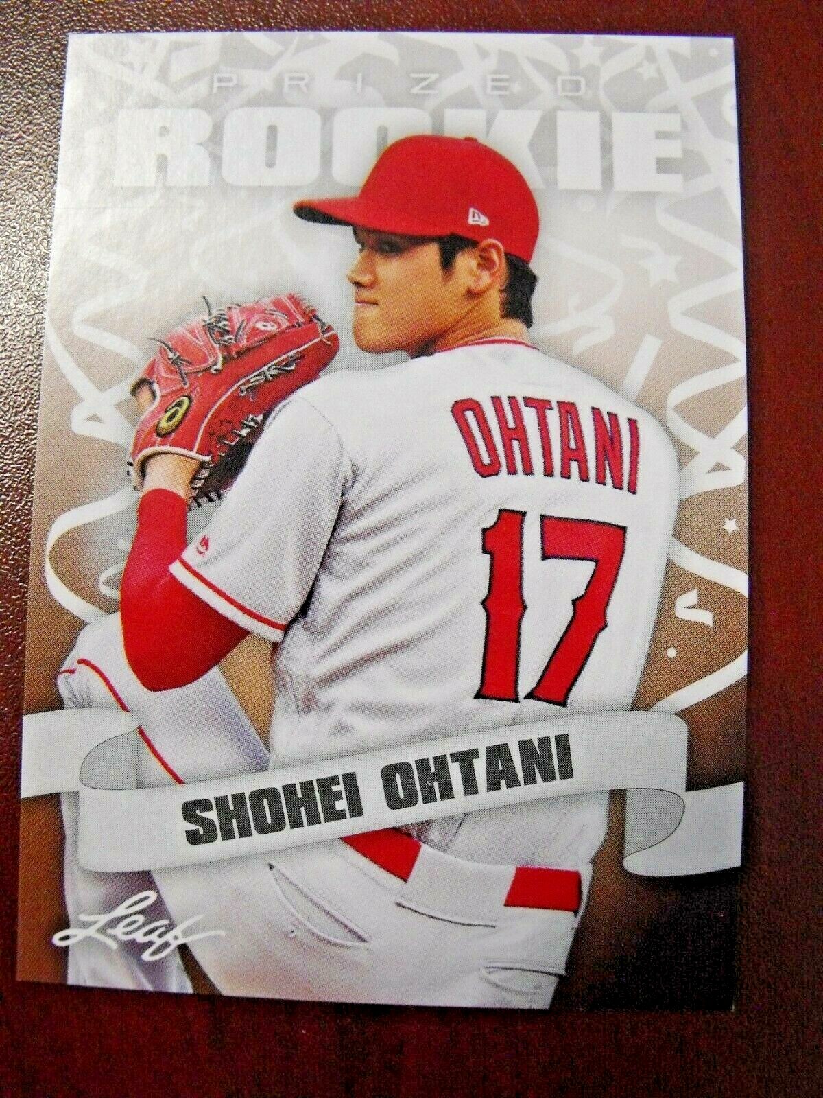 SHOHEI OHTANI 2018 LEAF PRIZED ROOKIE BASEBALL CARD MLB LOS ANGELES ANGELS #18