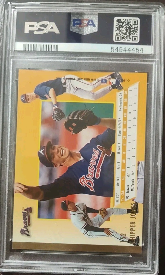 1994 Fleer Ultra – #152 Chipper Jones