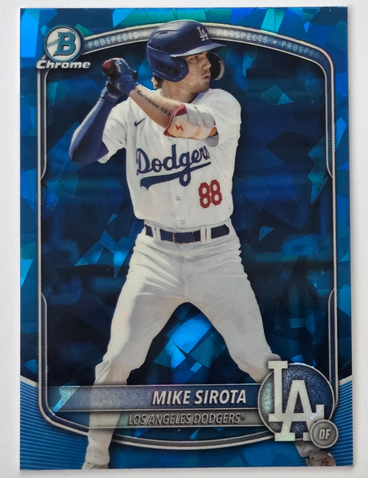 Mike Sirota 2025 Bowman Draft Sapphire #BDC-11 Dodgers