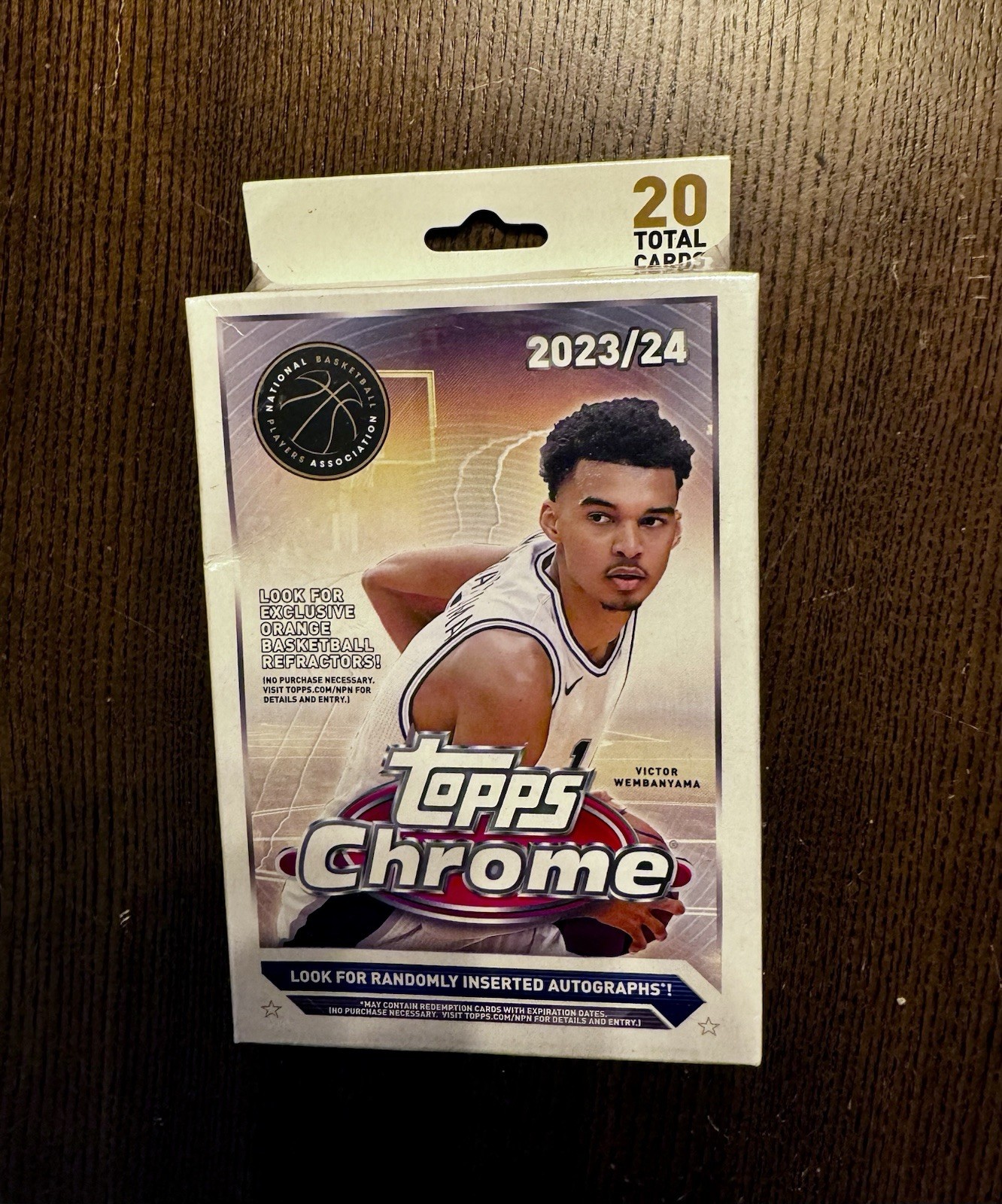 2023-24 NBA Topps Chrome Hanger box -(POSS)Victor Wemby Rookie Card & (POSS)Auto