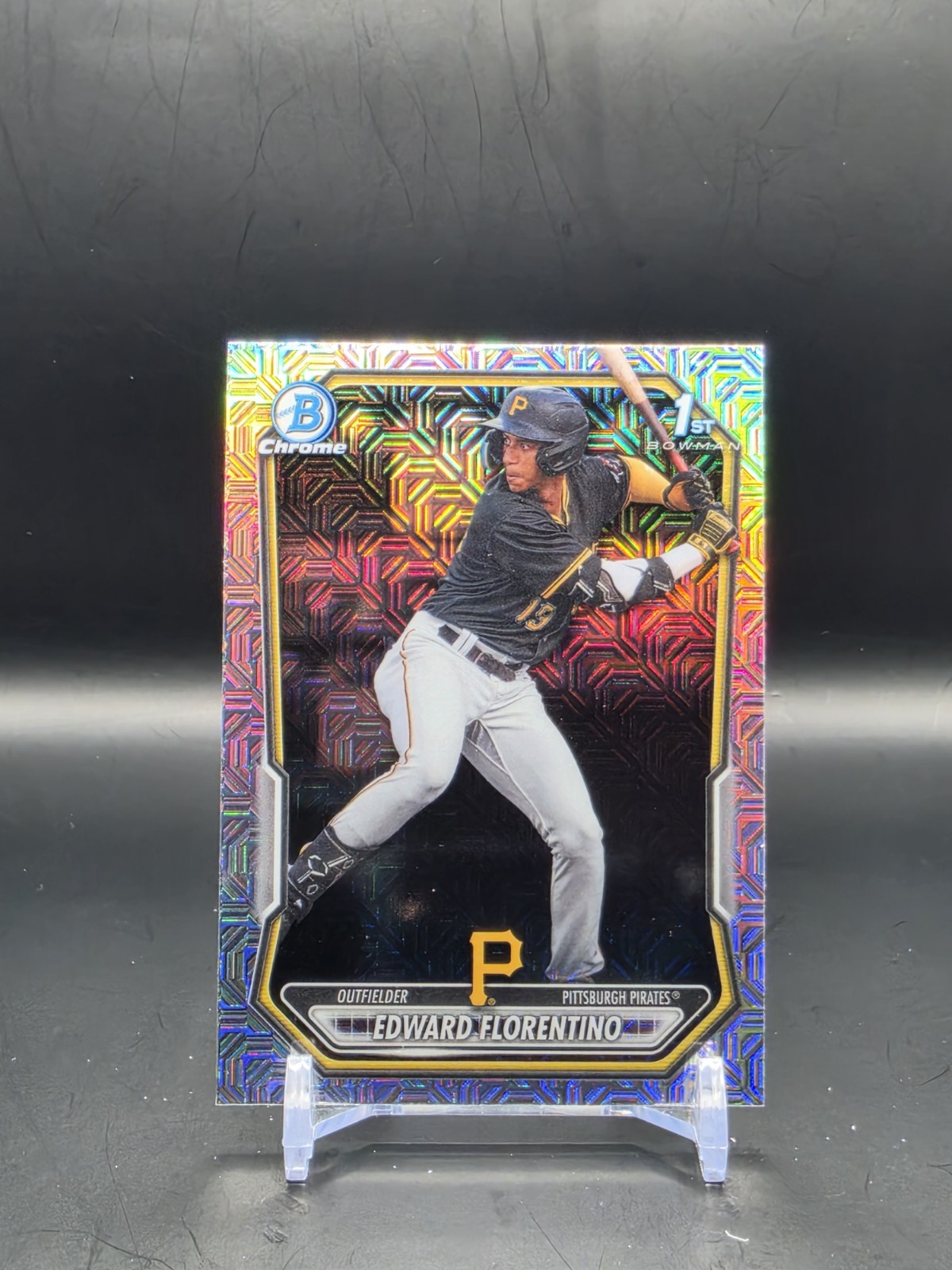 2026 Bowman Edward Florentino 1st Bowman Mojo Refractor #BCP-82 Pirates SP