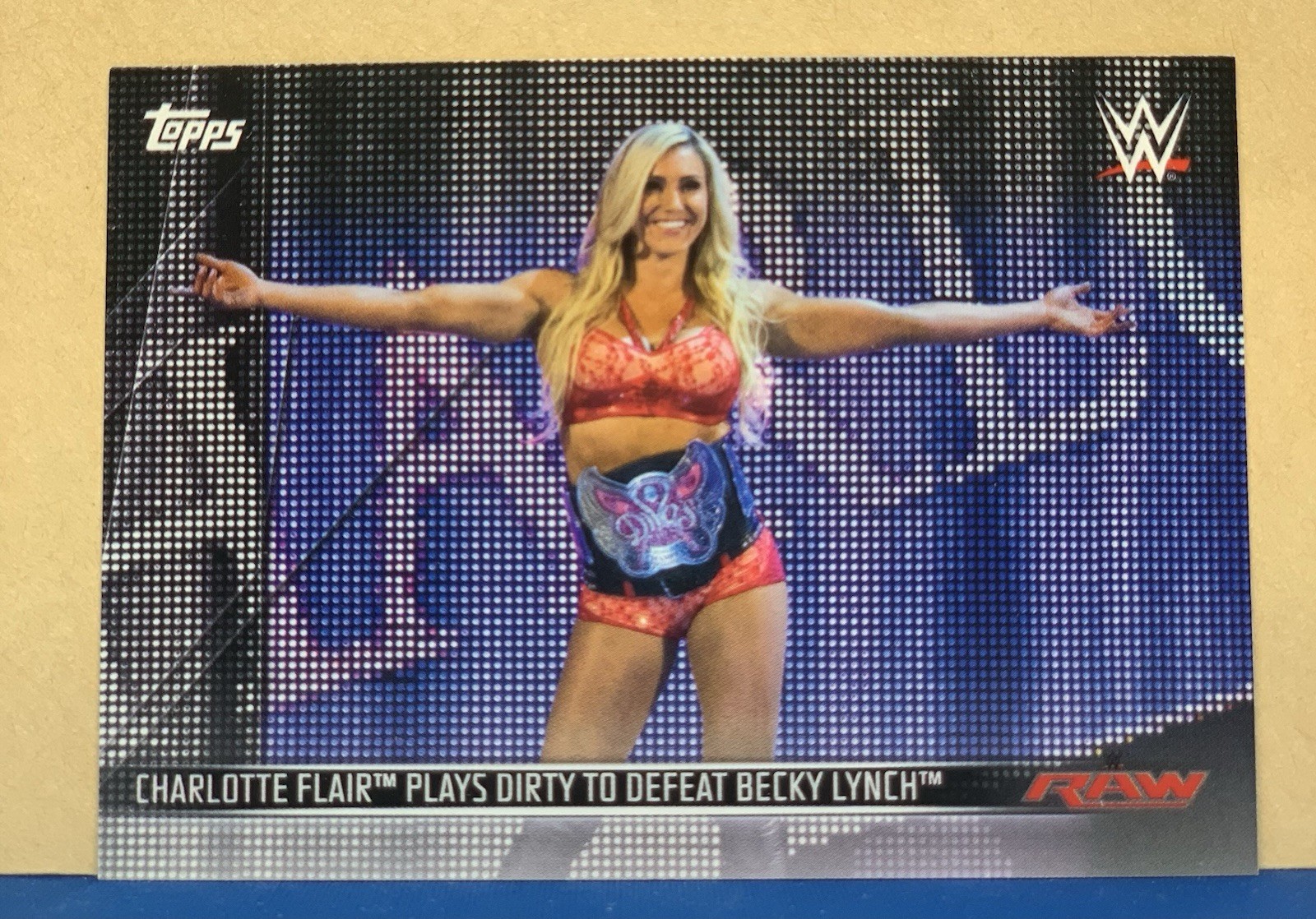 2019 Topps WWE Raw – Raw Women’s Evolution Charlotte Flair, Becky Lynch #DR-14