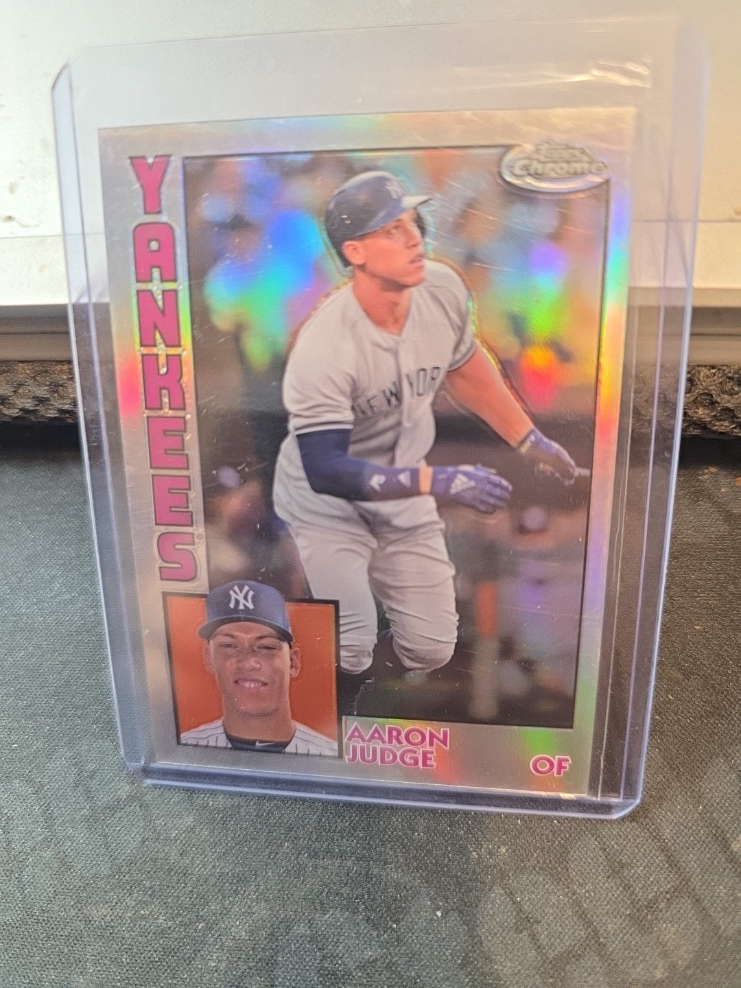 2019 TOPPS CHROME #84TC-1 AARON JUDGE REFRACTOR YANKEES CE