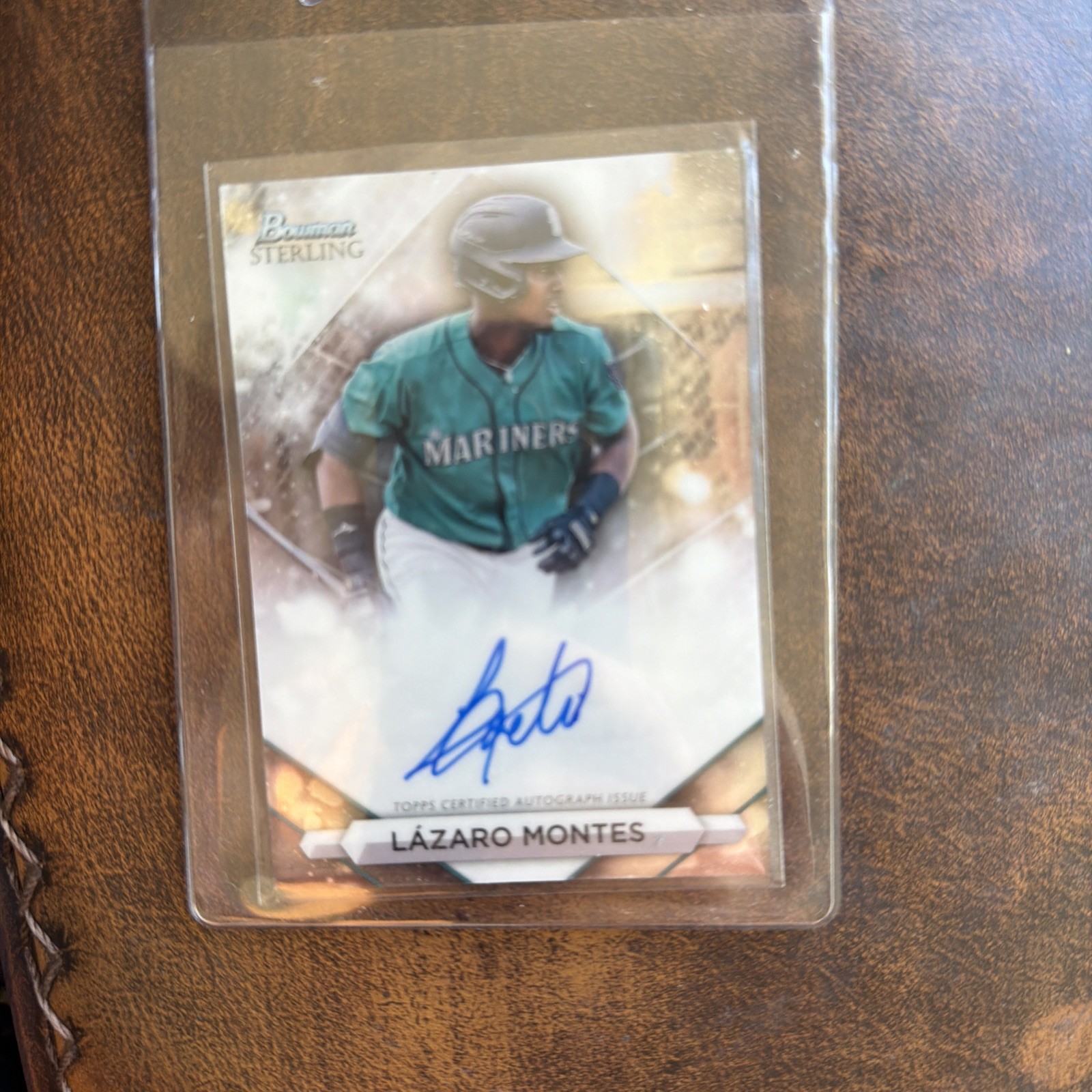 2023 Bowman Sterling Lazaro Montes Prospect Auto Autograph #PA-LM Mariners