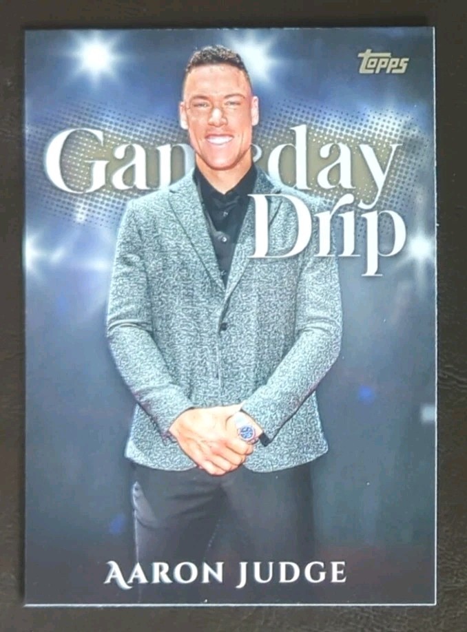 2025 Topps Series 1 Aaron Judge Game Day Drop Insert #GD-6