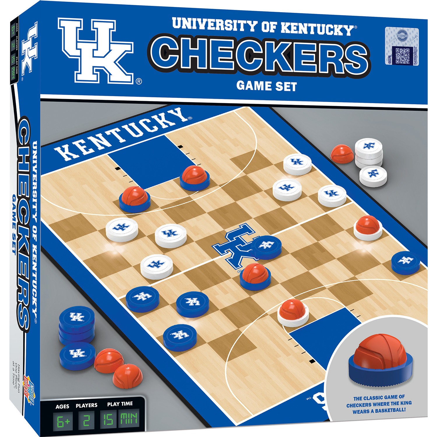 MasterPieces – Kentucky Wildcats – NCAA Checkers Board Game
