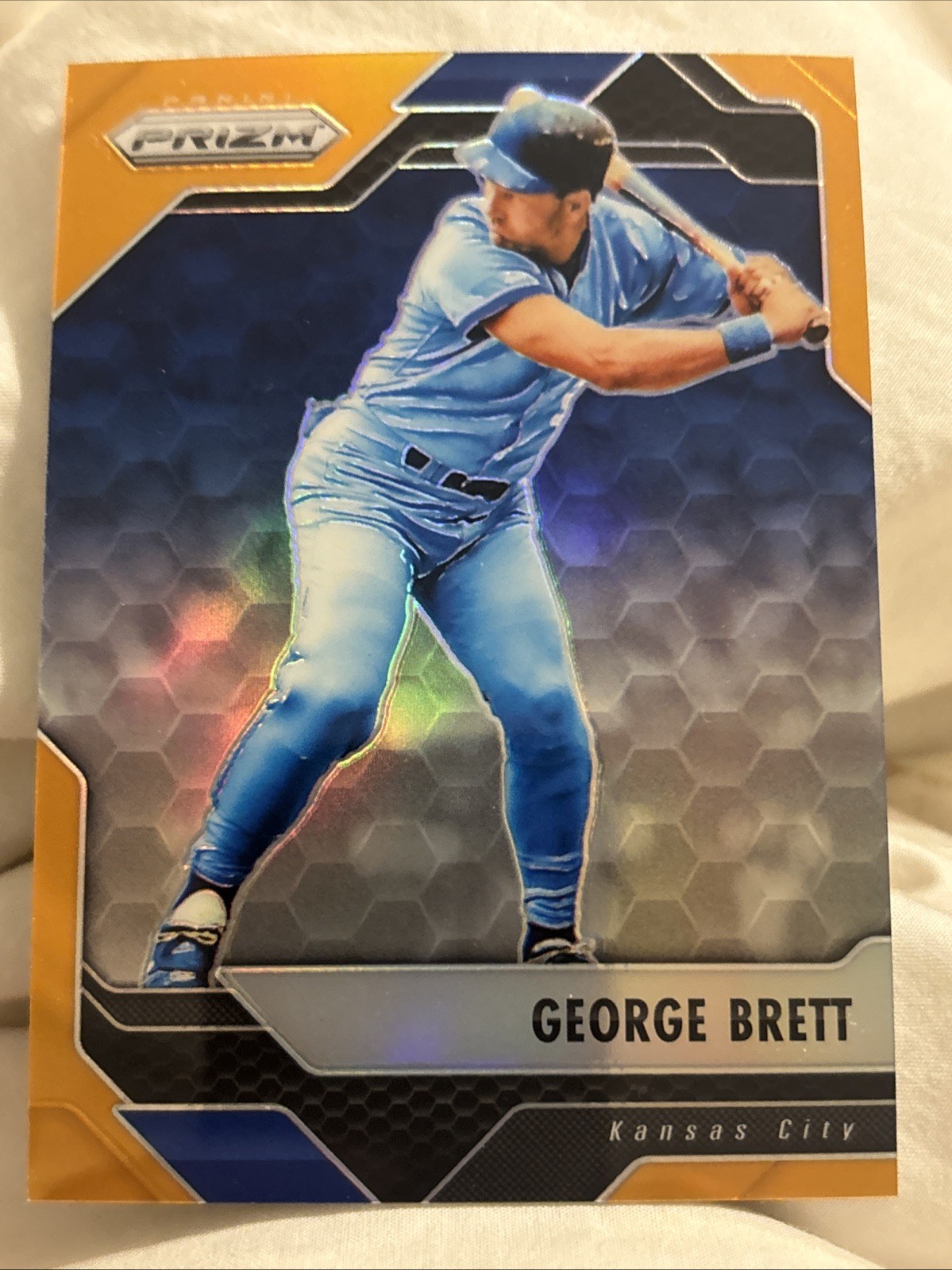 George Brett 2017 Panini Chronicles Prizm Orange /399 #40 Kansas City Royals