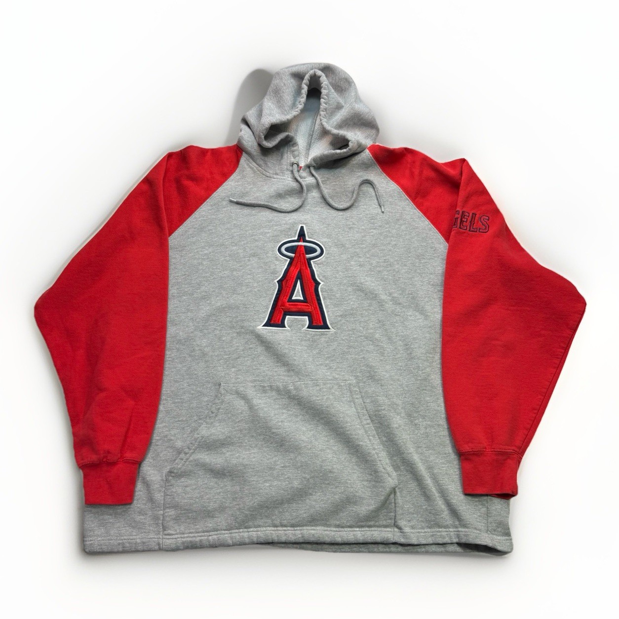 Vintage Y2K Lee Sports Anaheim Angels Majestic Men’s Hoodie Pullover Baseball L
