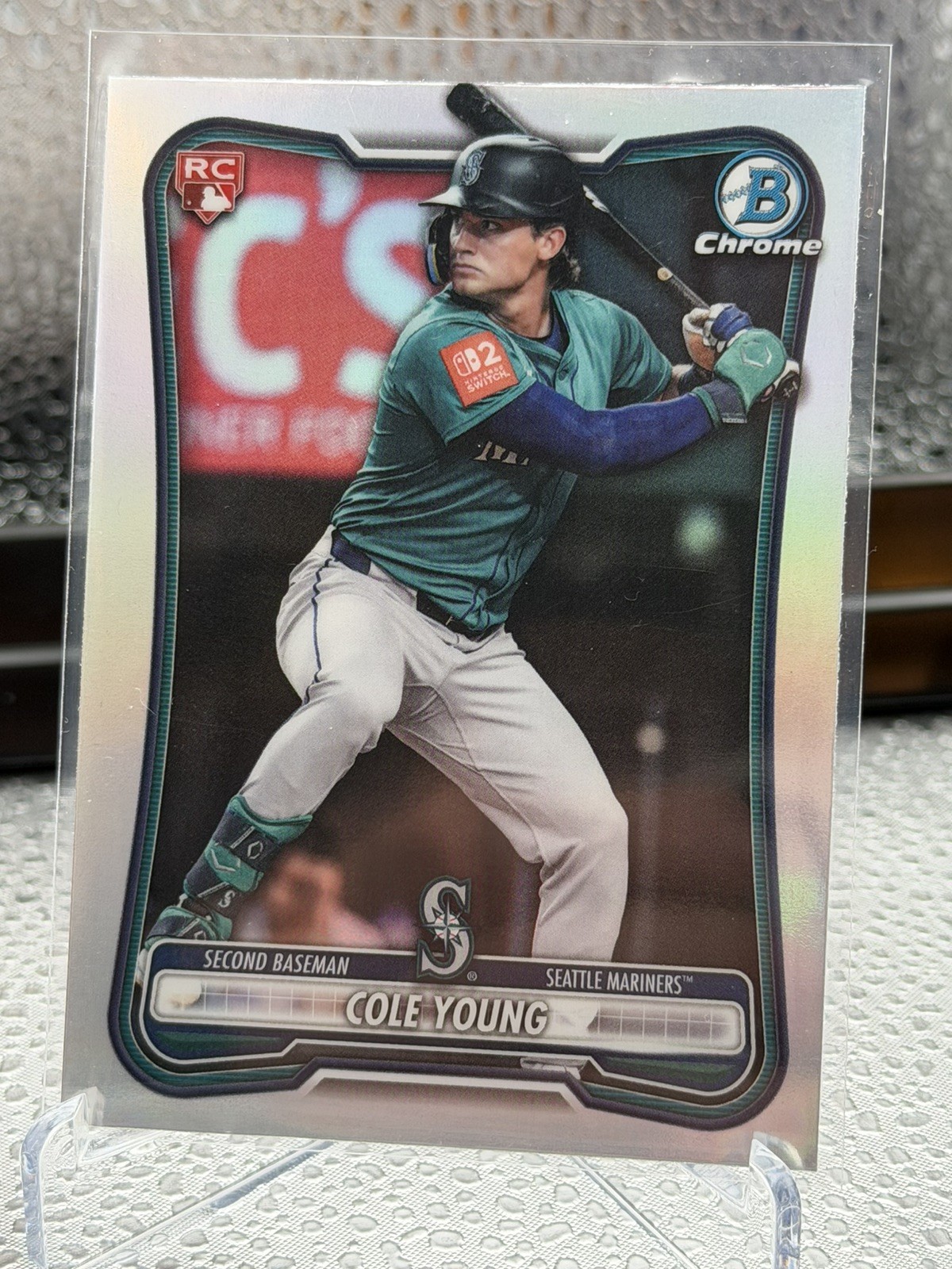 2026 Bowman Chrome Cole Young Rookie Red RC Variation #78 Mariners