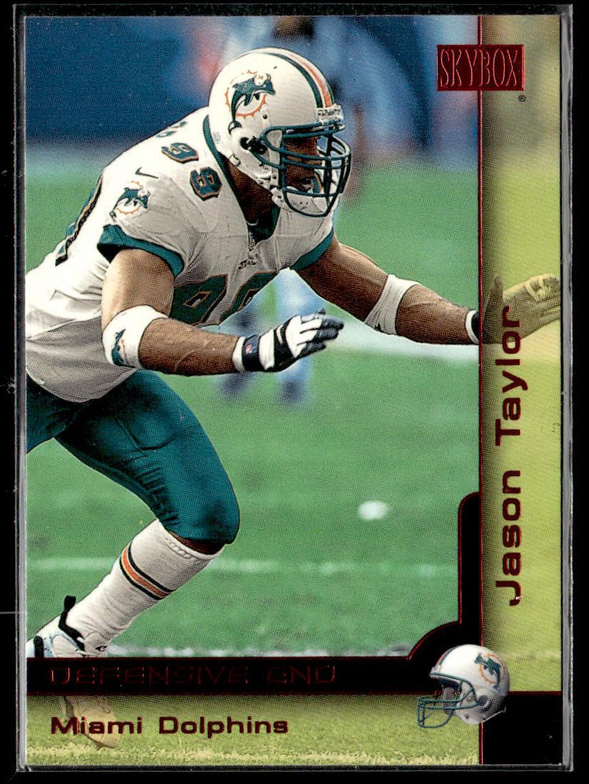 2000 SkyBox #14 SR Jason Taylor Star Rubies