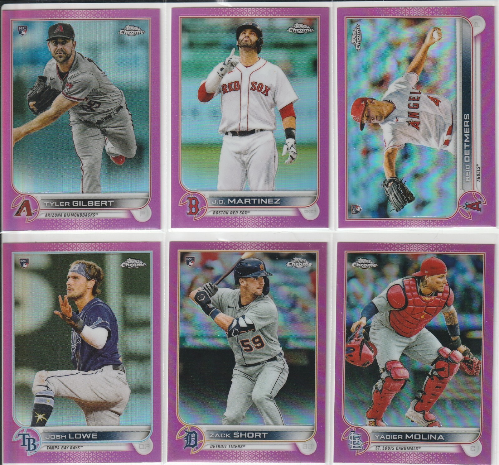 2022 Topps Chrome REFRACTORS Pink Sepia X-fractors Negative Magenta YOU PICK!