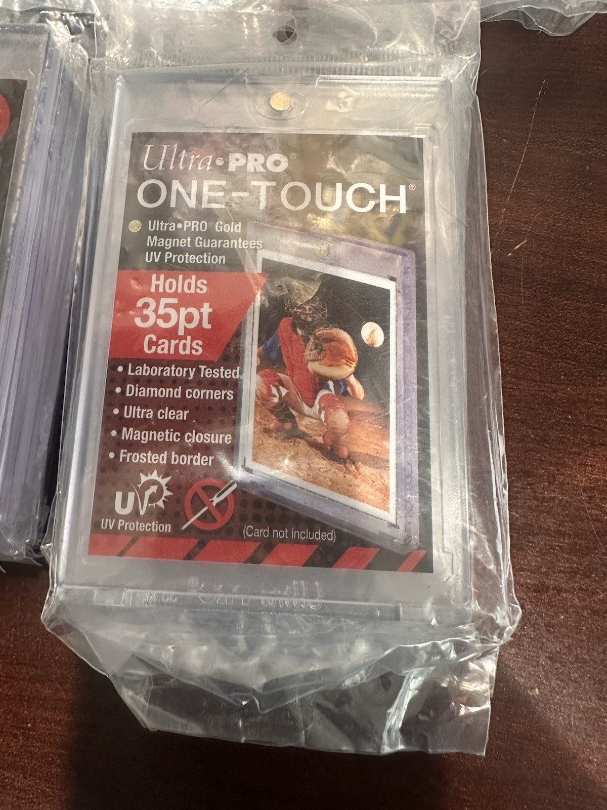 Ultra Pro One-Touch Magnetic Card Holder 35pt Point Lot of 5 UV PROTECTION 35 pt
