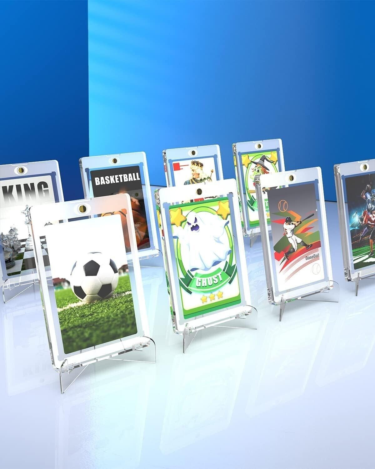 200 Pack Magnetic One Touch Card Holder For 35PT Standard Sports Trading Cards