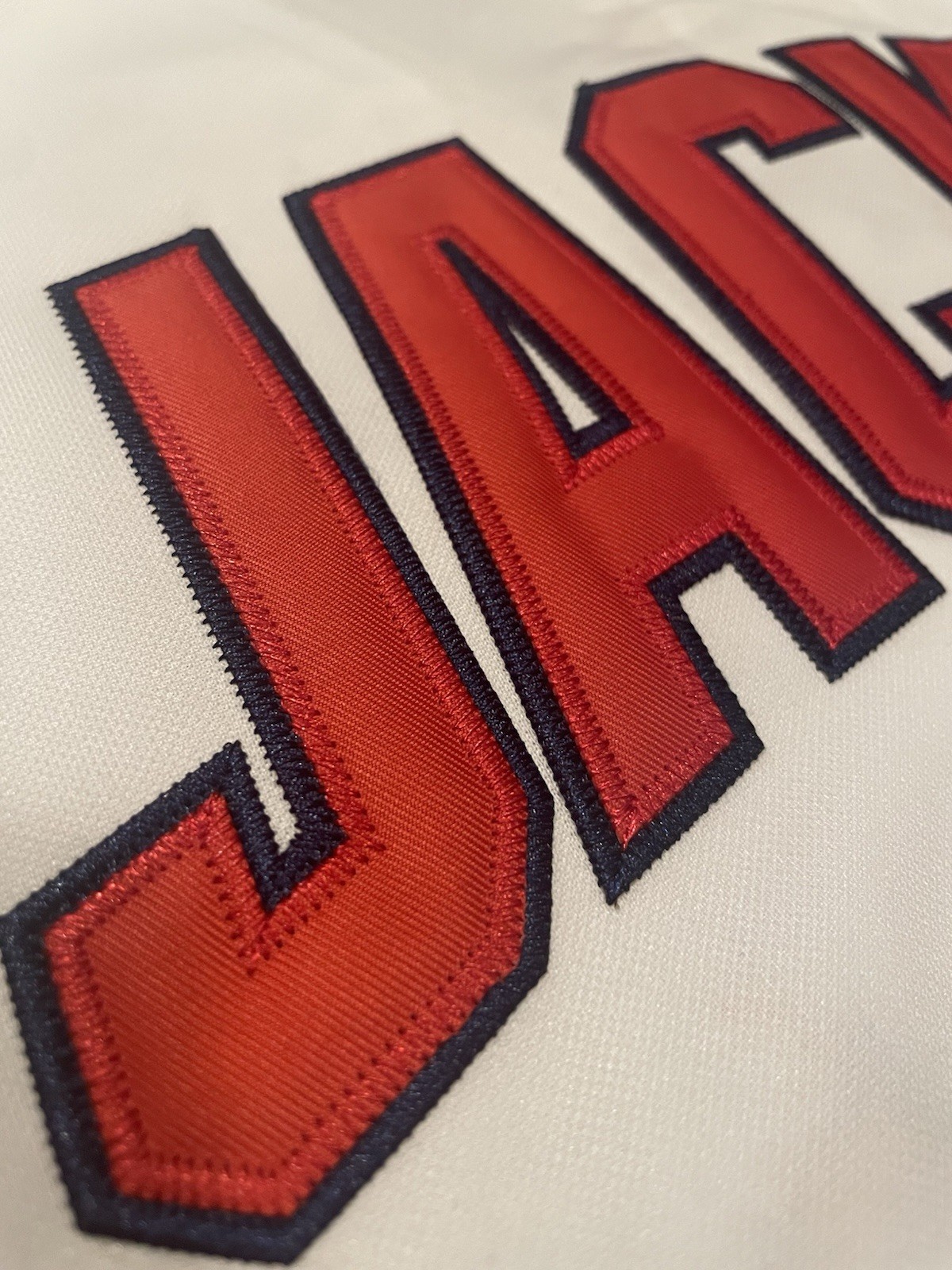 Reggie Jackson Angels #44 Jersey Men’s XL 1980’s California Home White Retro