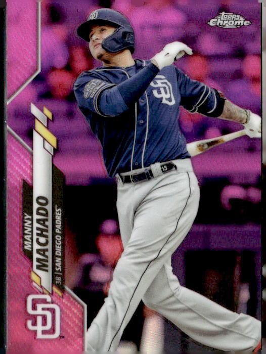 2020 Topps Chrome #76 Manny Machado Pink Refractor