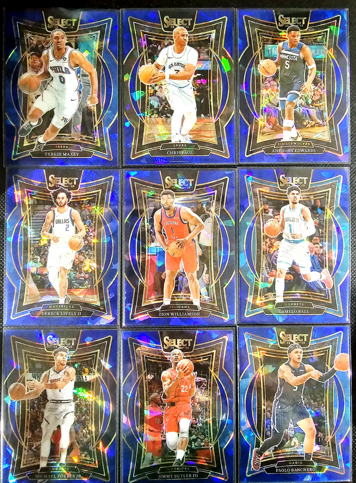 2024-25 Panini Select Basketball Blue Cracked Ice Concourse You Pick! Rc & More
