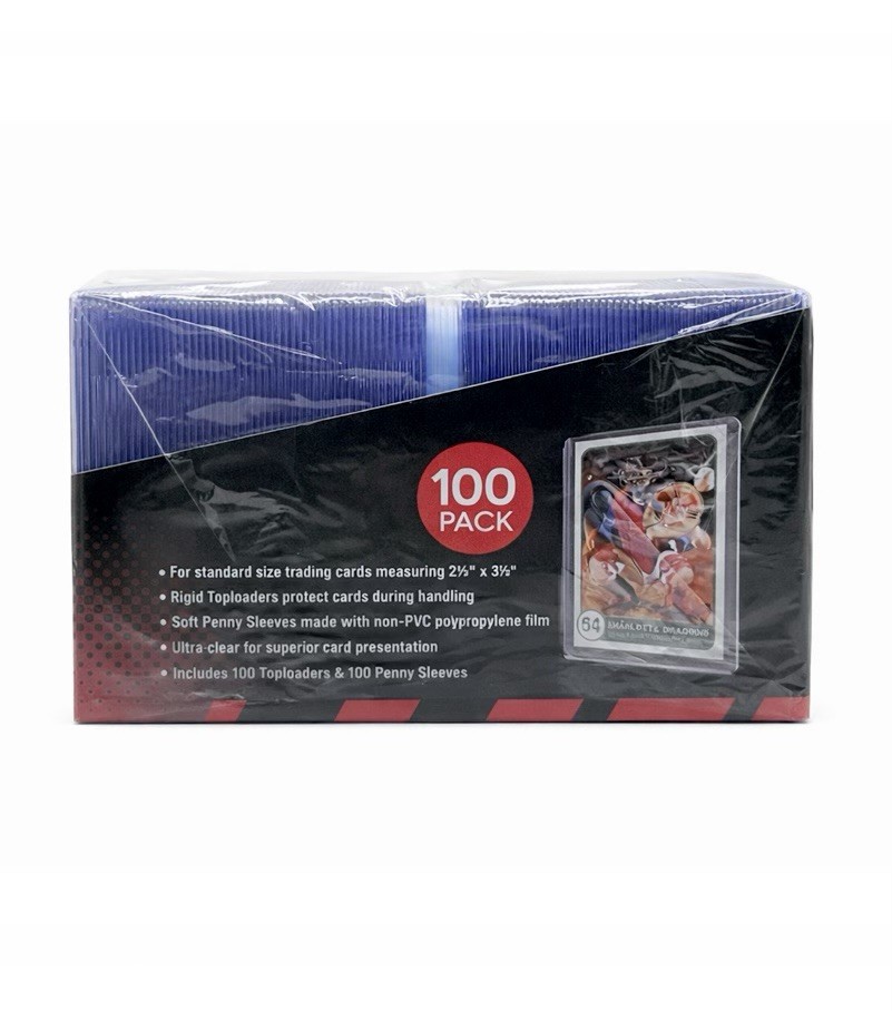 Ultra Pro Top Loaders3″× 4″ 100ct & 100 Penny Sleeves Bundle – NEW READ