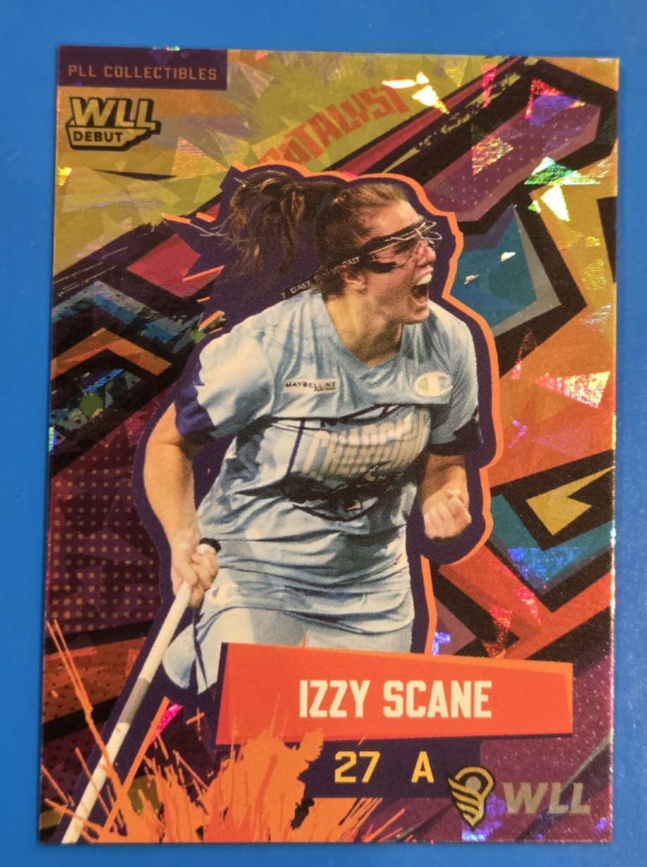 IZZY SCANE 2026 PREMIER LACROSSE FIELDSIDE II WLL ROOKIE RC CATALYST SSP #CAT-10