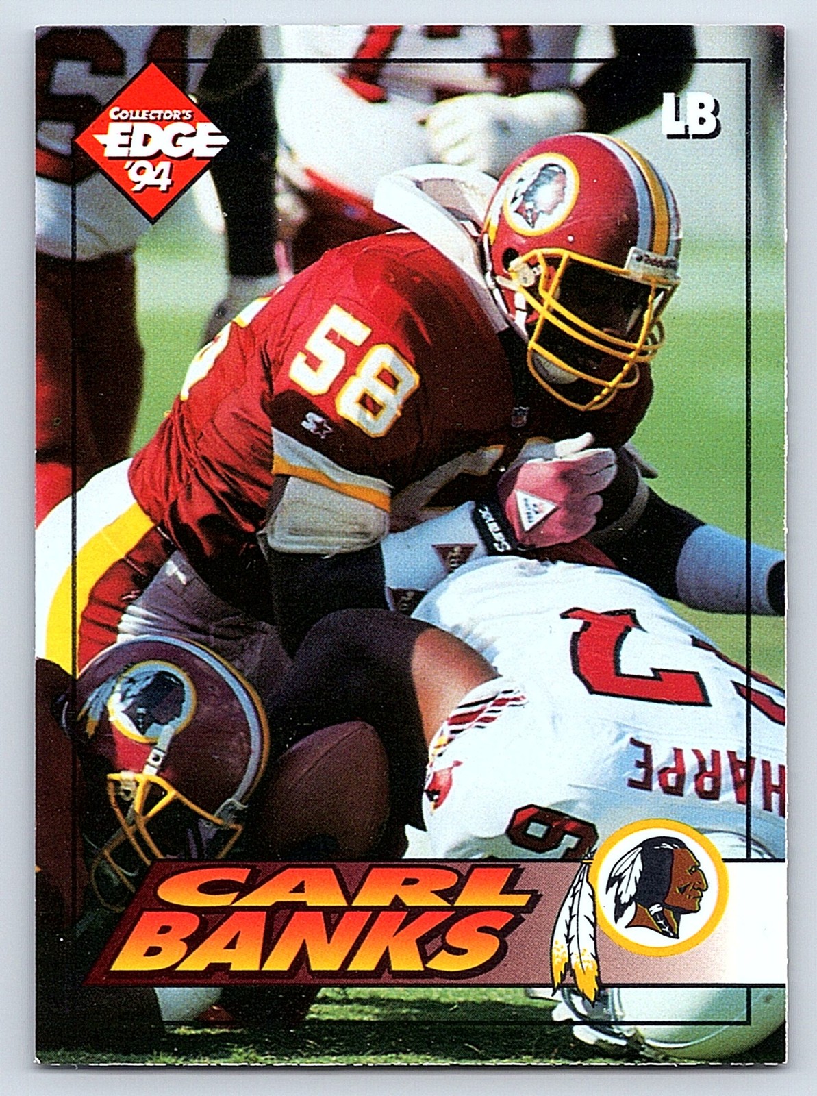 Carl Banks 1994 Collector’s Edge #194 Washington Redskins