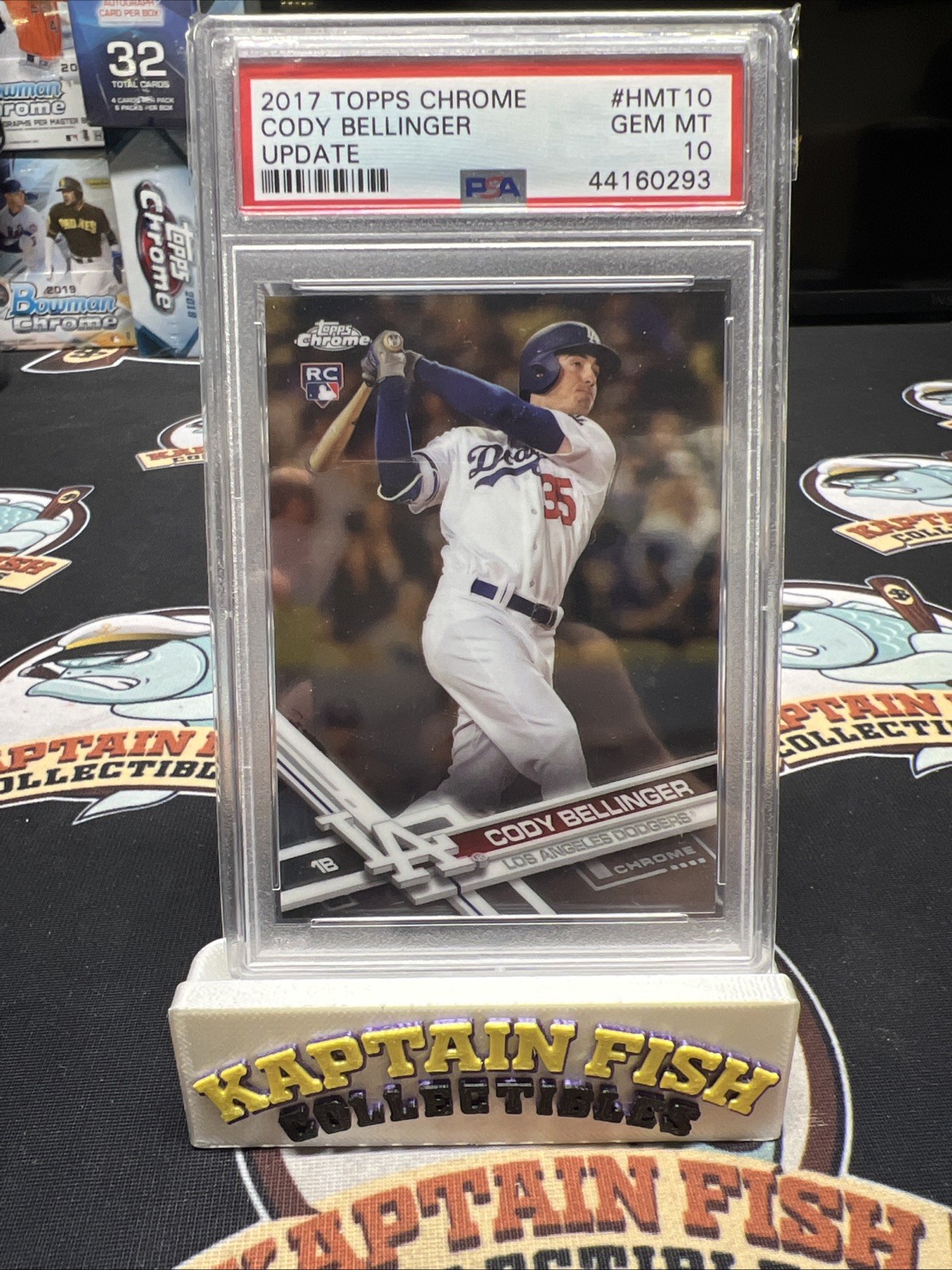 2017 Topps Chrome Update #HMT10 Cody Bellinger RC Rookie PSA 10