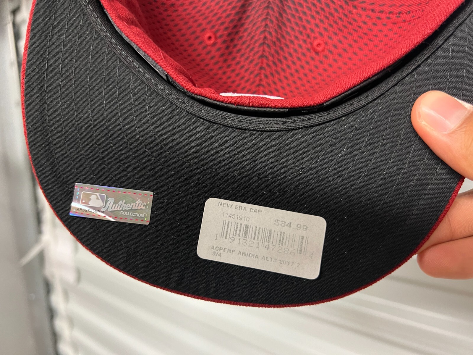 Arizona Diamondbacks MLB Red Fitted Hat – New