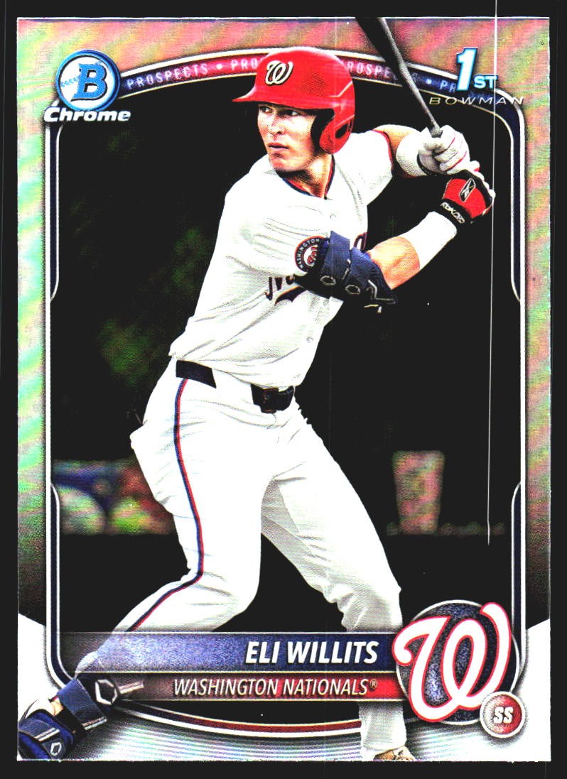 2025 Bowman Draft #BDC-1 Eli Willits Chrome Refractor